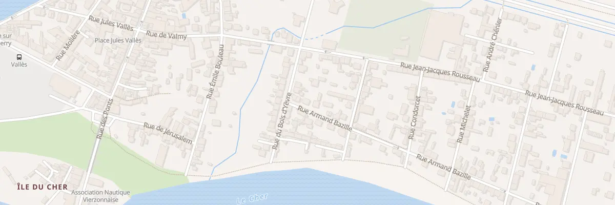 Plan du 2T Rue Armand Bazille à Vierzon