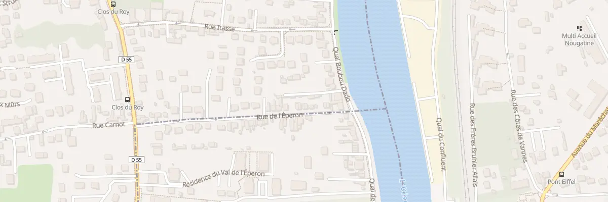 Plan du 14 Rue de l’Eperon à Maurecourt