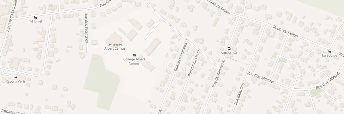 Plan du 6 Rue du Panorama à Vierzon