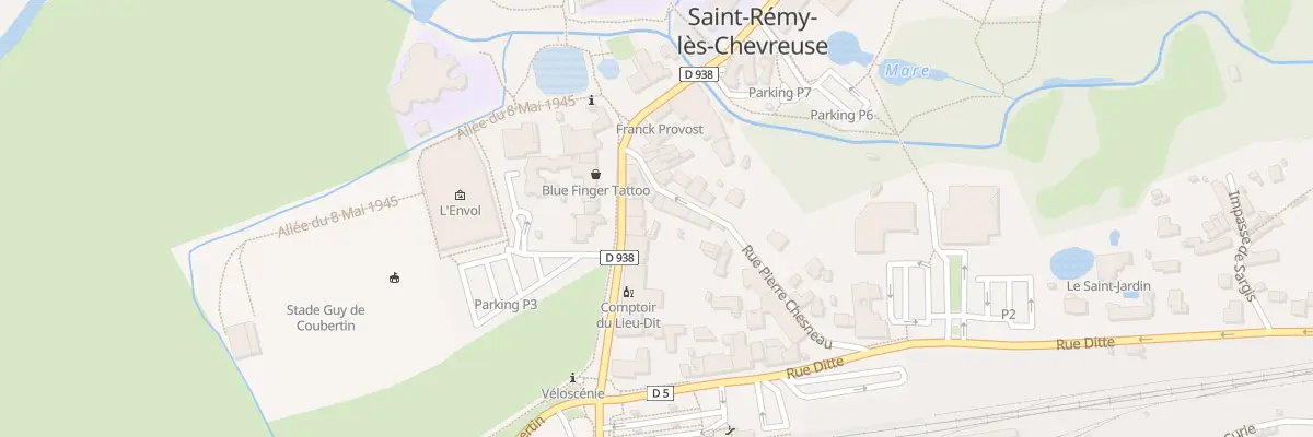 Plan du 6 Rue Chesneau à Saint-Rémy-lès-Chevreuse