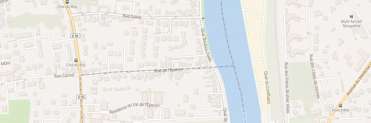 Plan du 12 Rue de l’Eperon à Maurecourt