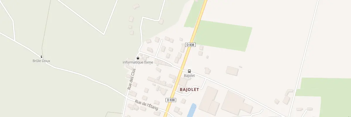 Plan du 2 Rue des Clos à Forges-les-Bains