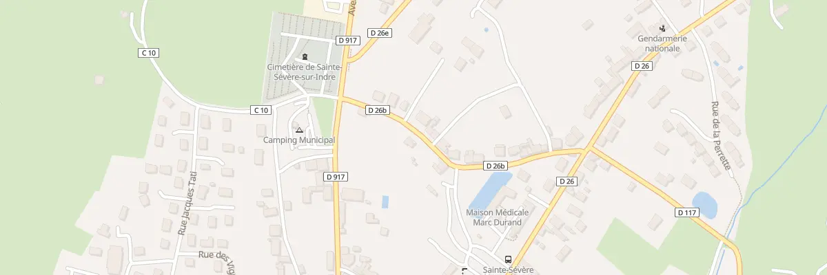 Plan du 2B Rue du Vatican à Sainte-Sévère-sur-Indre
