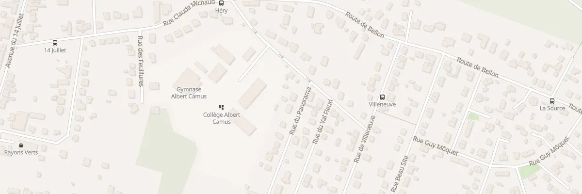 Plan du 4 Rue du Panorama à Vierzon
