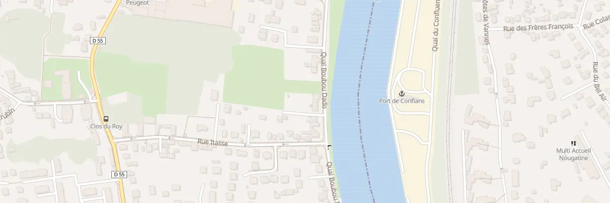 Plan du 22B Quai Boubou Dado à Maurecourt
