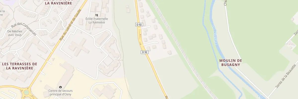 Plan du 36 Rue des Pâtis à Osny