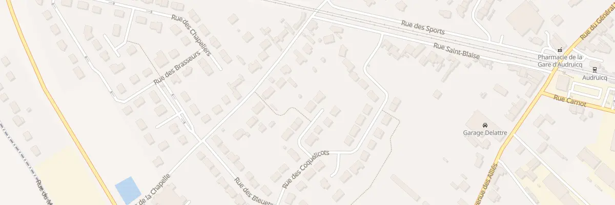 Plan du 317 Rue des Coquelicots à Audruicq