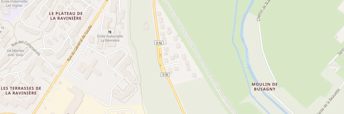 Plan du 24 Rue des Pâtis à Osny