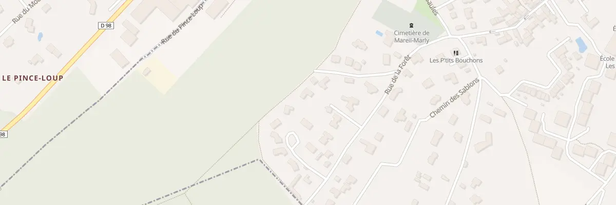 Plan du 5172 Rue de la Forêt à Mareil-Marly