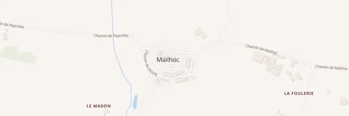 Plan du 11 Rue de la Mairie à Mailhoc
