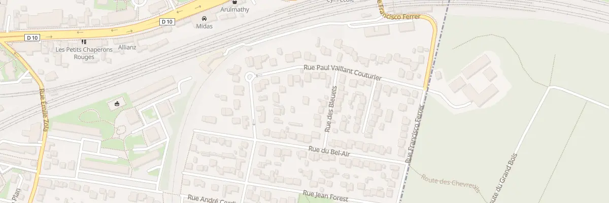 Plan du 2B Rue des Bleuets à Saint-Cyr-l’École