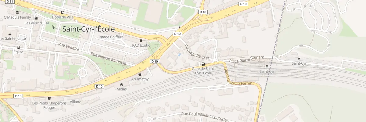 Plan du 5 Rue Jean-jacques Rousseau à Saint-Cyr-l’École