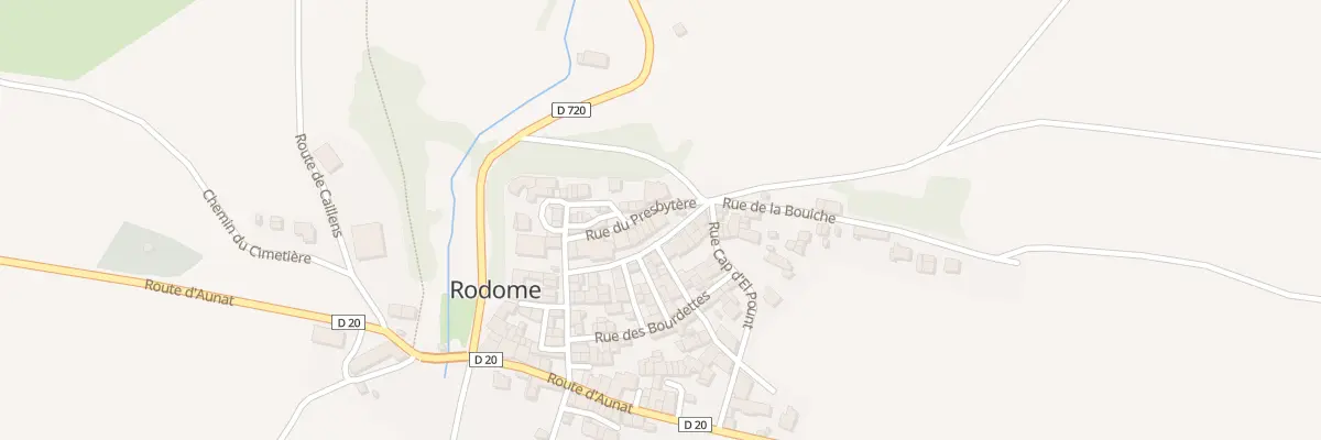 Plan du 7 Le Village à Rodome