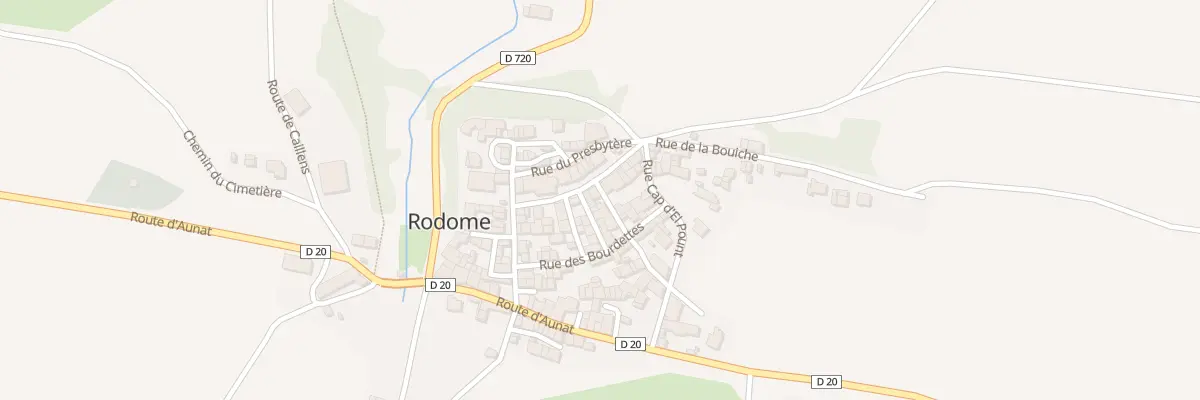 Plan du 28 Le Village à Rodome