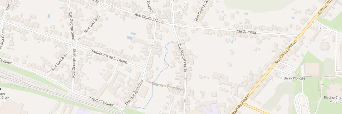 Plan du 52A Rue Marcel Perrin à Vierzon