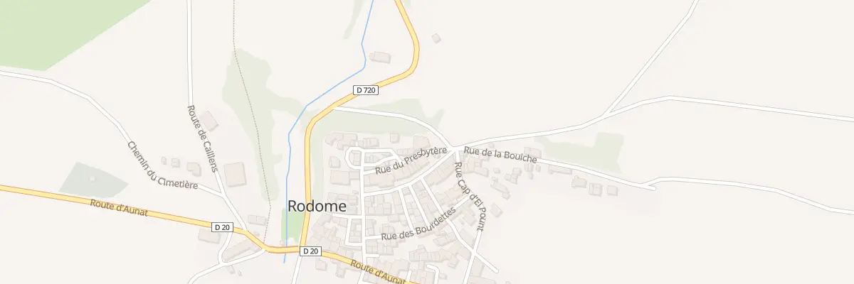 Plan du 5004 Le Village à Rodome