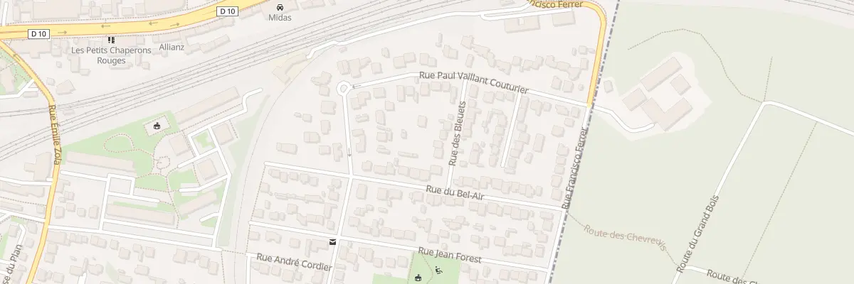 Plan du 8 Rue des Bleuets à Saint-Cyr-l’École