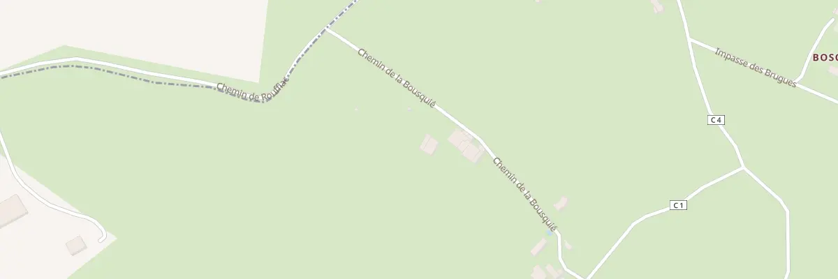 Plan du 53 Che de la Bousquié à Rouffiac