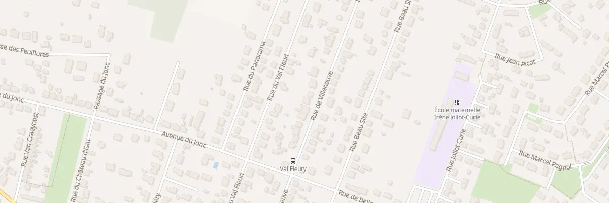 Plan du 52 Rue de Villeneuve à Vierzon