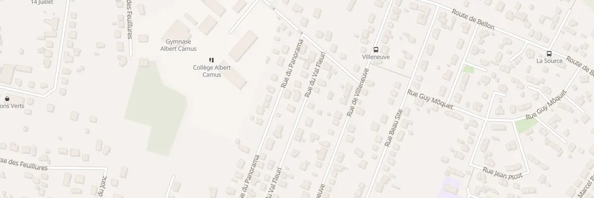 Plan du 10 Rue du Val Fleury à Vierzon