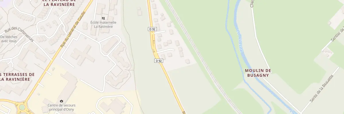 Plan du 34 Rue des Pâtis à Osny