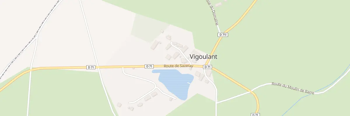 Plan du 5008 Le Bourg à Vigoulant