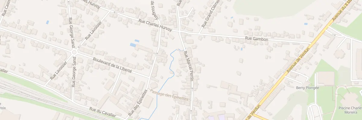 Plan du 54 Rue Marcel Perrin à Vierzon