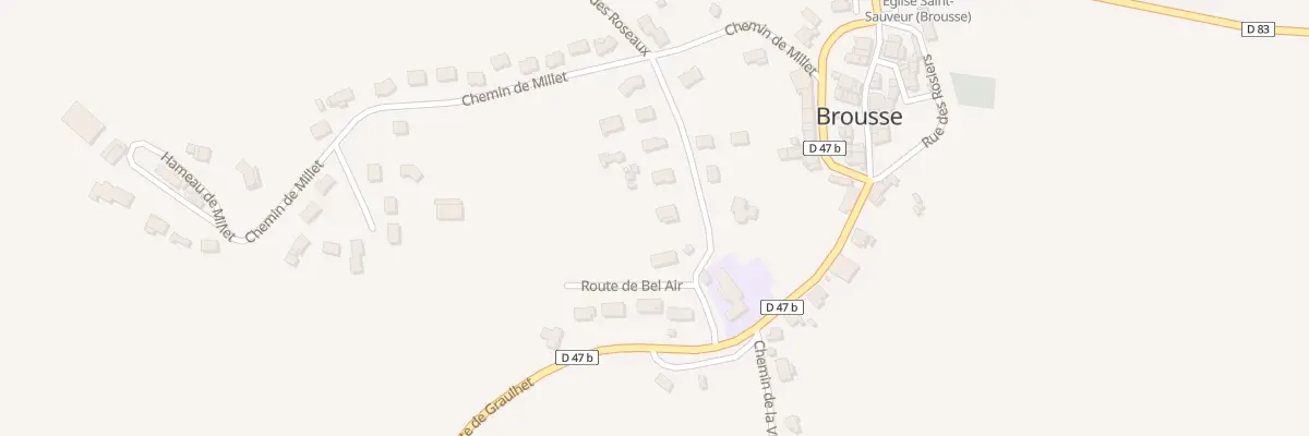 Plan du 11 Che des Roseaux à Brousse