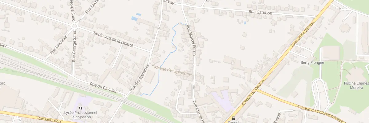 Plan du 42 Rue Marcel Perrin à Vierzon