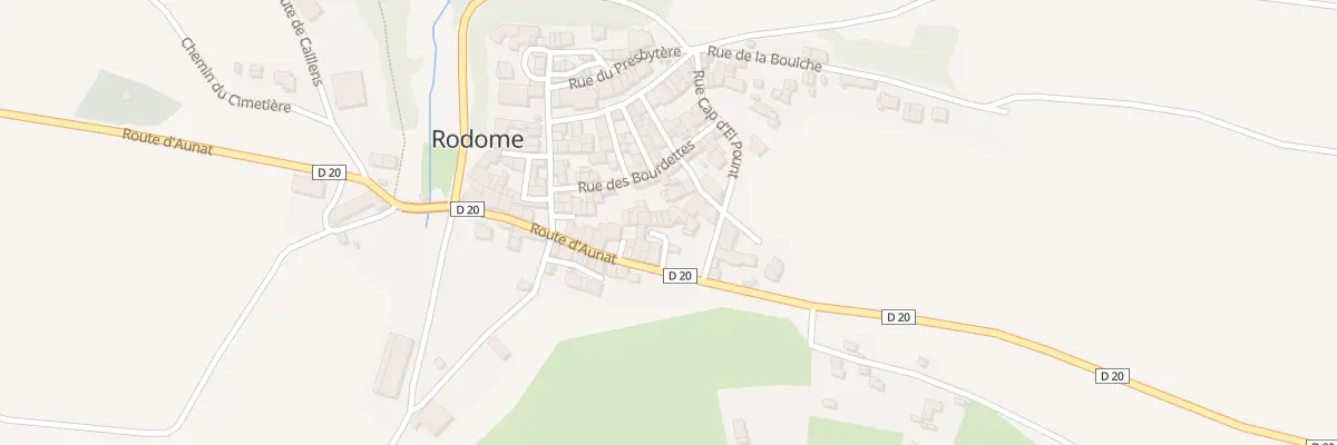 Plan du 67 Le Village à Rodome