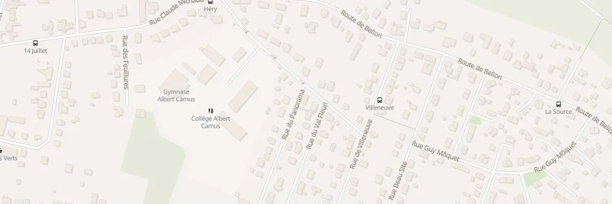 Plan du 1 Rue du Panorama à Vierzon