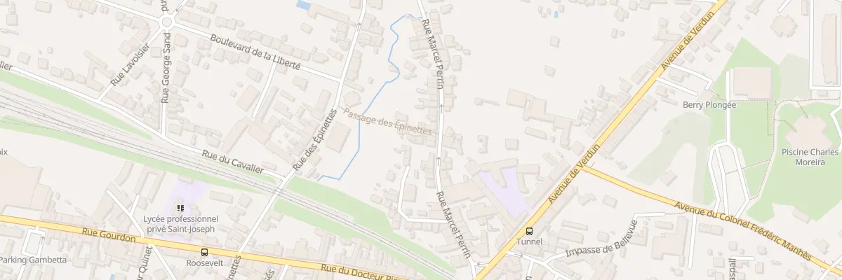 Plan du 32B Rue Marcel Perrin à Vierzon