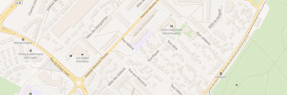 Plan du 24 Rue Hélène à Achères