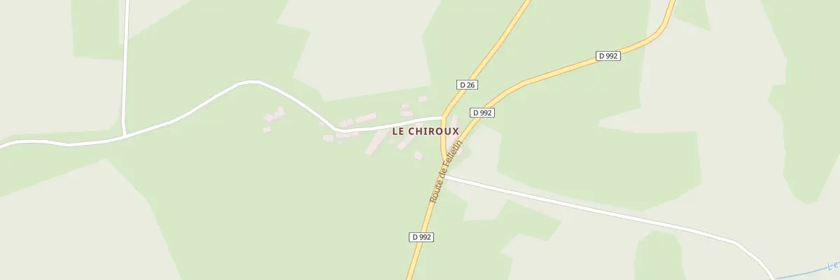 Plan du 1 Le Chiroux à La Nouaille