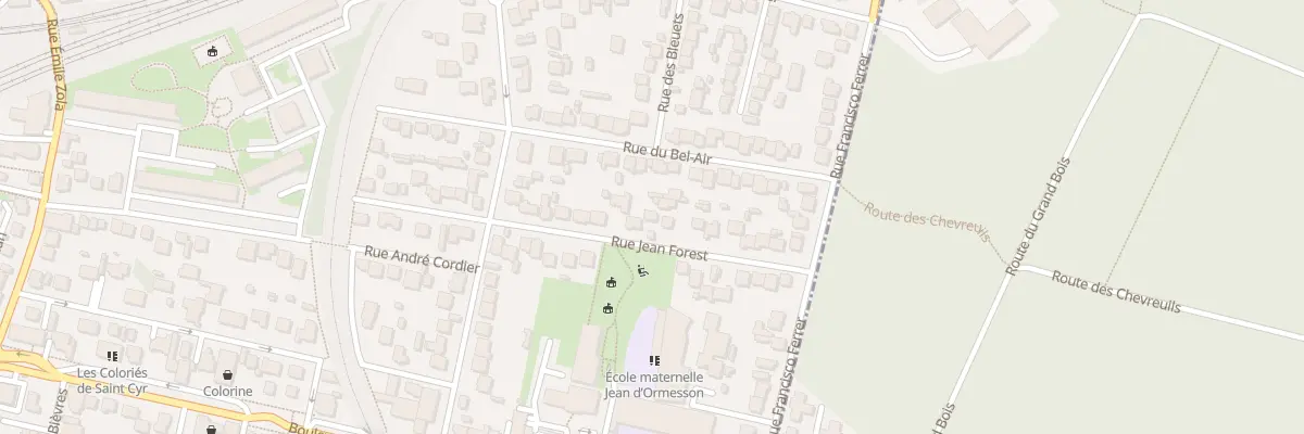Plan du 10 Rue Jean Forest à Saint-Cyr-l’École