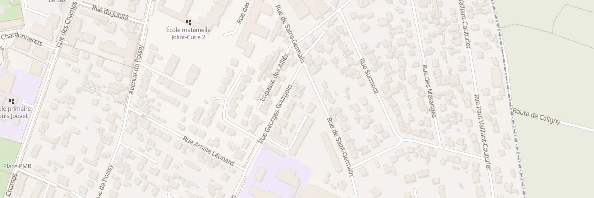 Plan du 7 Rue Georges Bourgoin à Achères