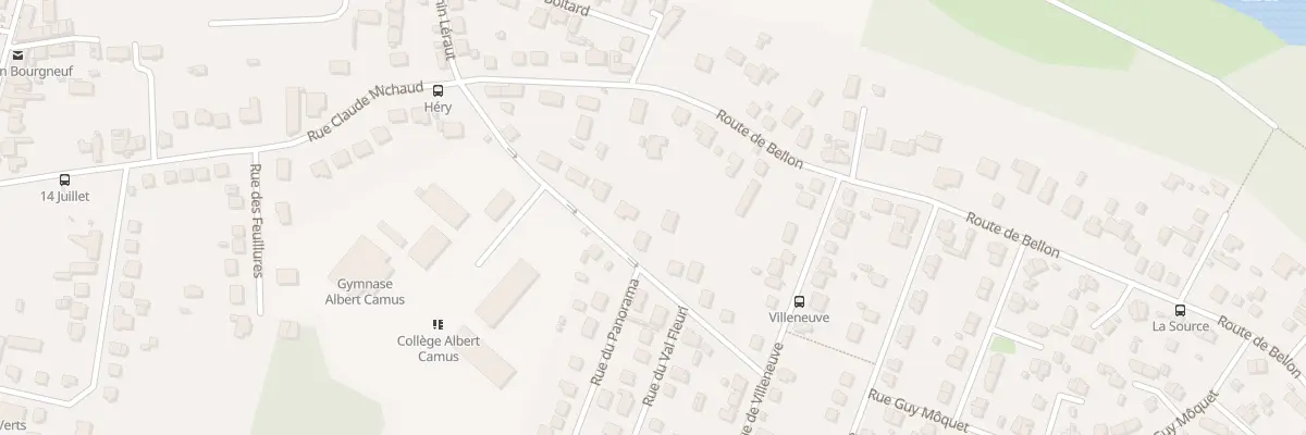 Plan du 15 Rue d’Héry à Vierzon