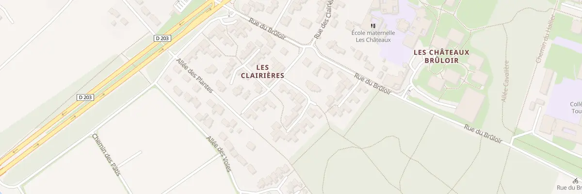 Plan du 23 Rue des Clairières Rouges à Cergy