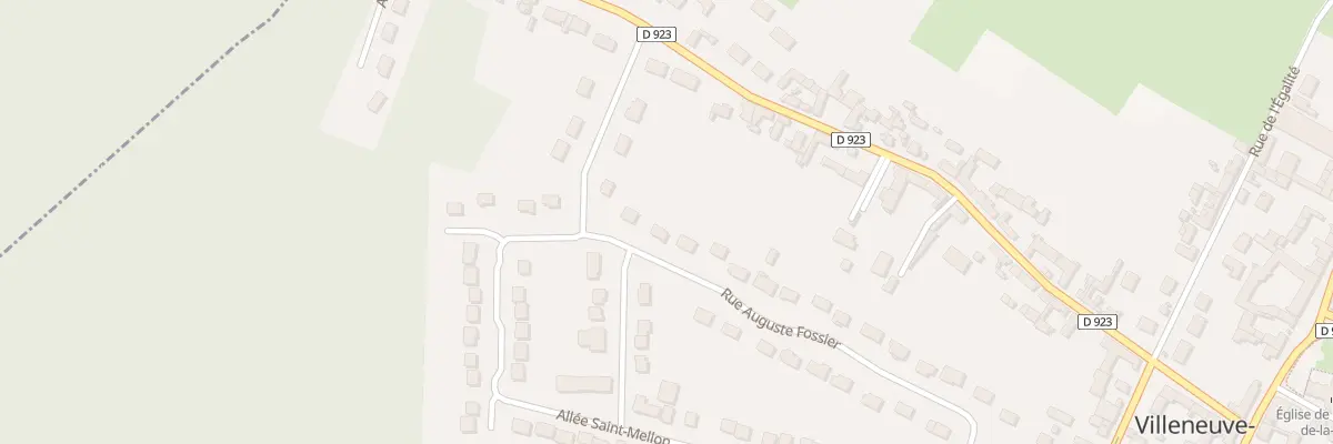 Plan du 9 Rue Auguste Fossier à Villeneuve-les-Sablons