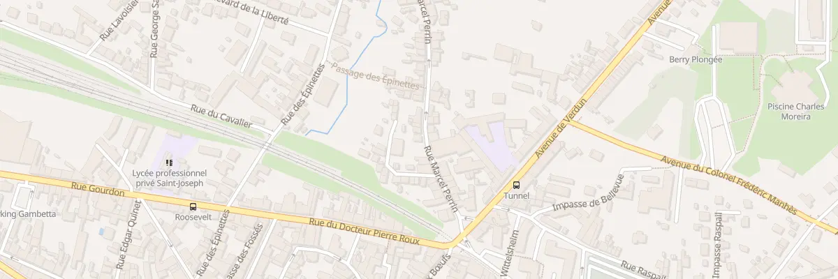 Plan du 22A Rue Marcel Perrin à Vierzon