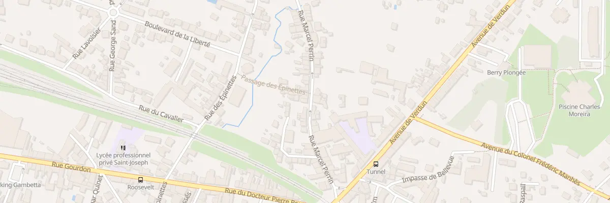 Plan du 32 Rue Marcel Perrin à Vierzon