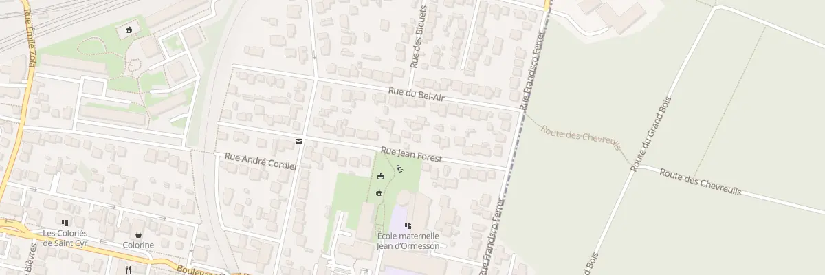 Plan du 8B Rue Jean Forest à Saint-Cyr-l’École