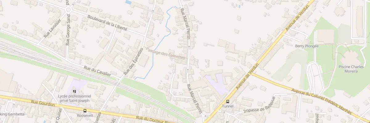 Plan du 34 Rue Marcel Perrin à Vierzon