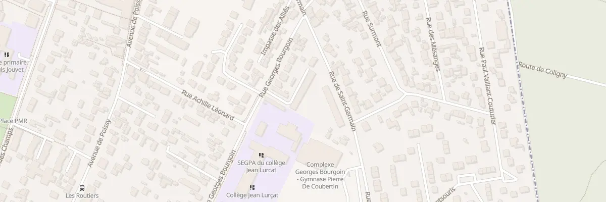 Plan du 40 Rue de Saint-germain à Achères