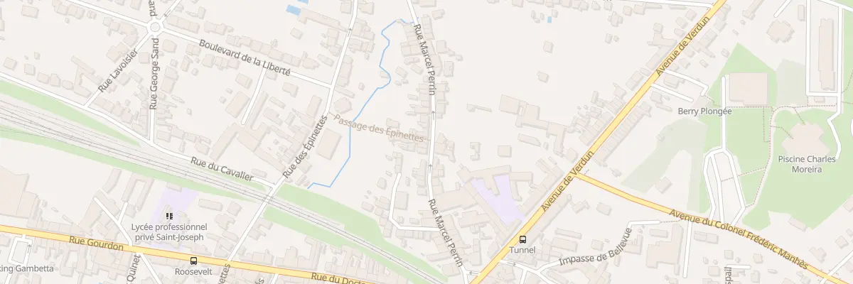 Plan du 36 Rue Marcel Perrin à Vierzon