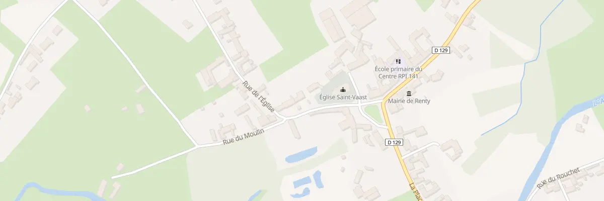 Plan du 4 Rue de l’Eglise à Renty
