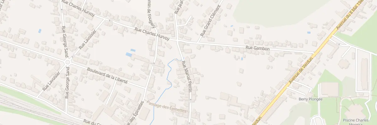 Plan du 45 Rue Marcel Perrin à Vierzon