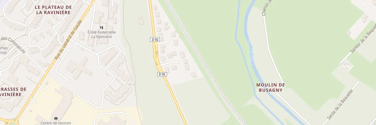 Plan du 30 Rue des Pâtis à Osny