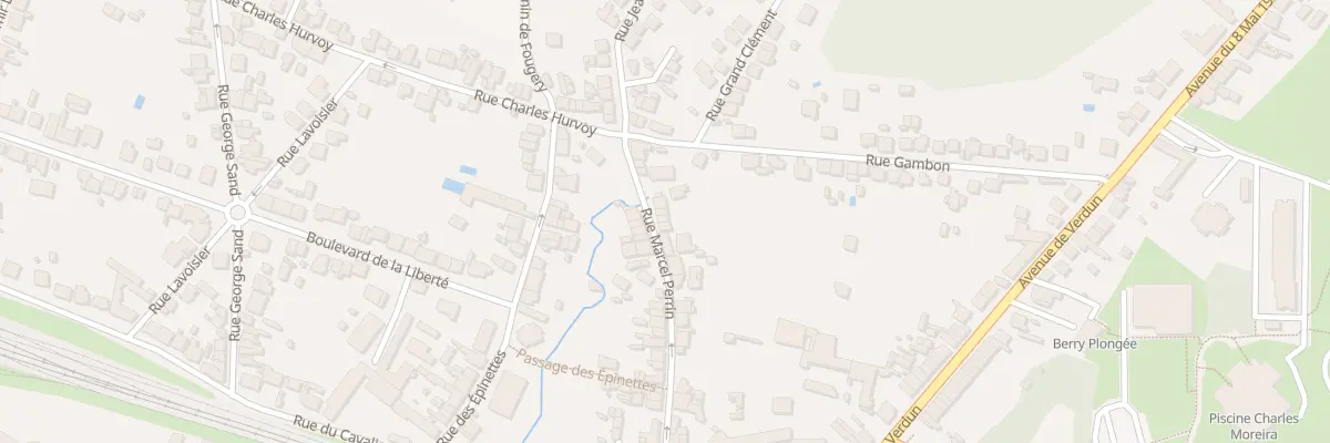 Plan du 43 Rue Marcel Perrin à Vierzon