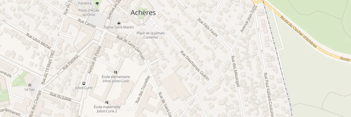 Plan du 22B Rue Deschamps Guérin à Achères
